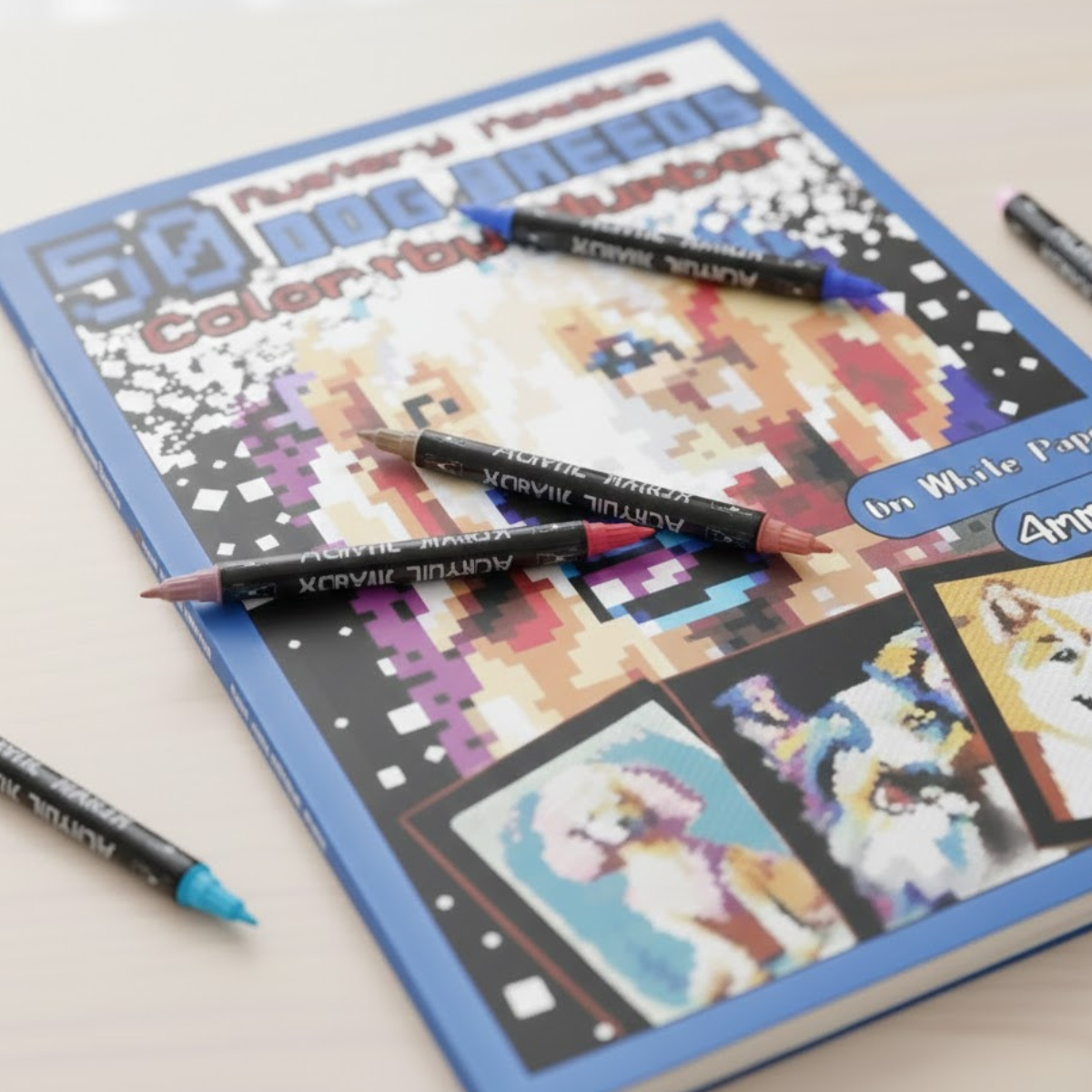 Kolorowanie po numerach - Edycja Pieski