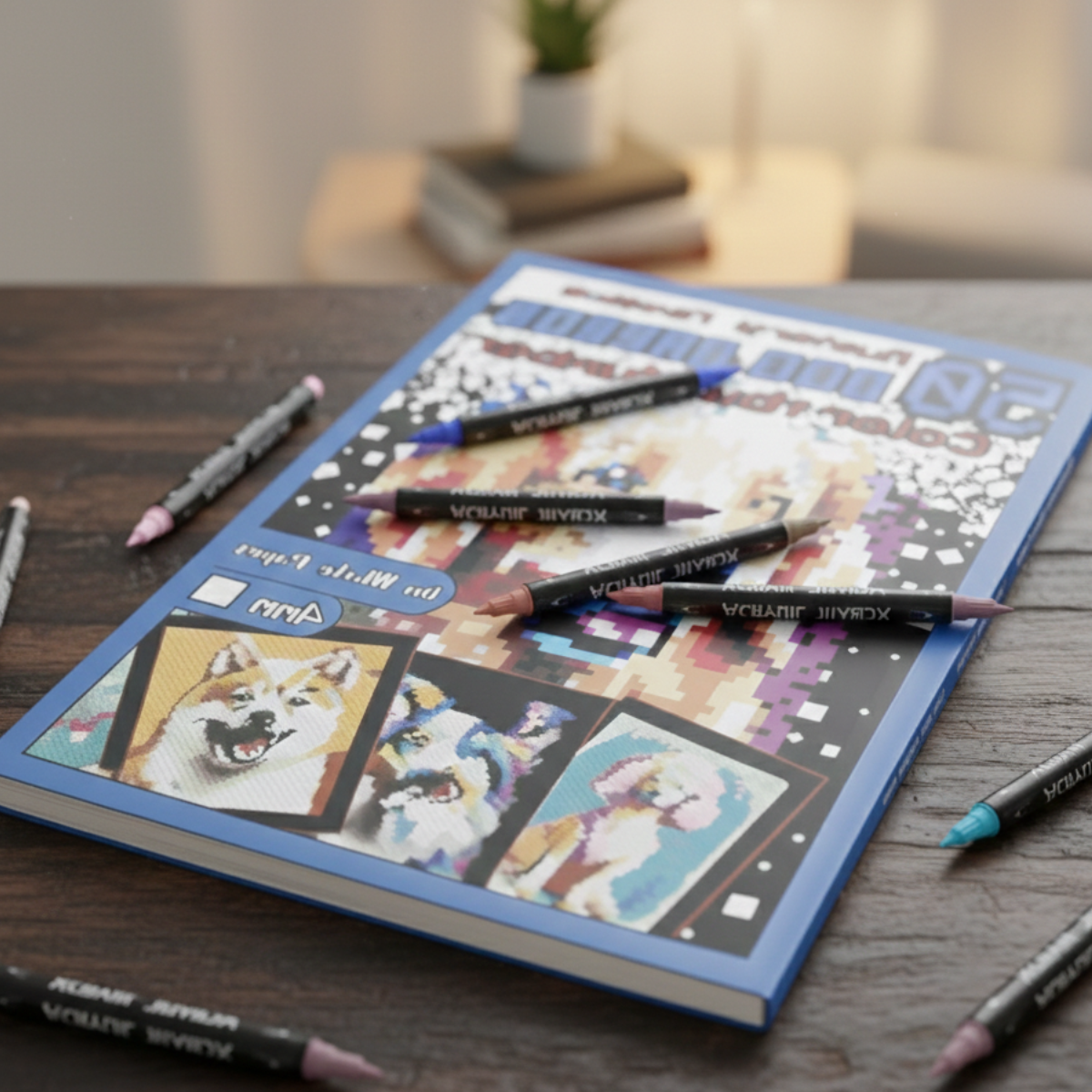 Kolorowanie po numerach - Edycja Pieski